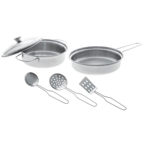 Imagem de Brinquedo Kit Cozinha Inox Diversão na Cozinha 8904 Braskit