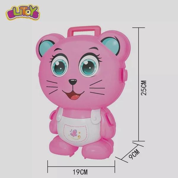 Imagem de Brinquedo Kit de Beleza Gatinha Com 21 Pçs