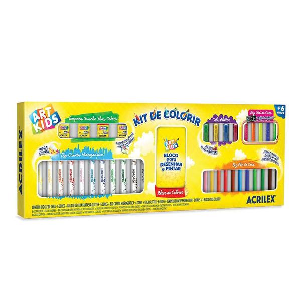 Imagem de Brinquedo Kit De Colorir Acessorios Art Kids Acrilex 40060