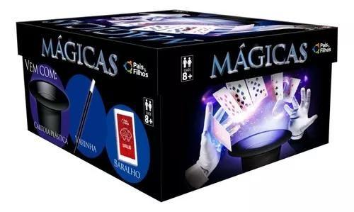 Imagem de Brinquedo Kit Infantil Caixa De Magicas Baralho Cartola