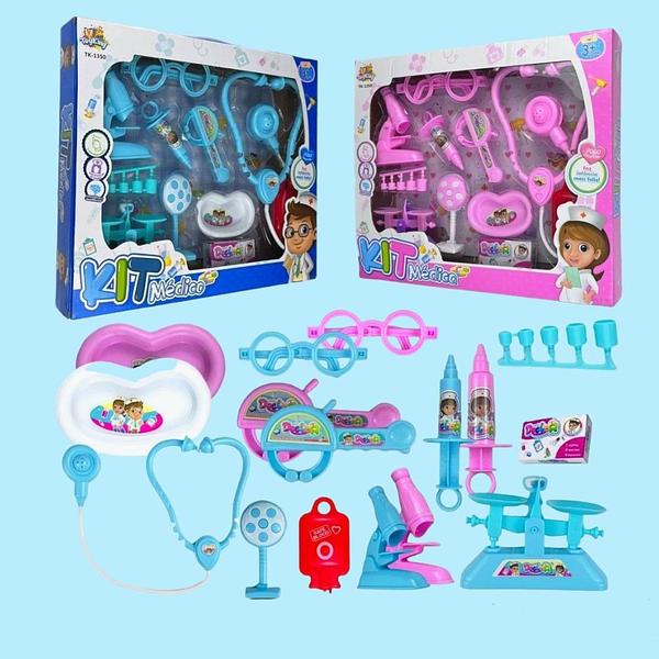 Imagem de Brinquedo Kit Médico Infantil Doutor Divertido e Educativo Com Acessórios