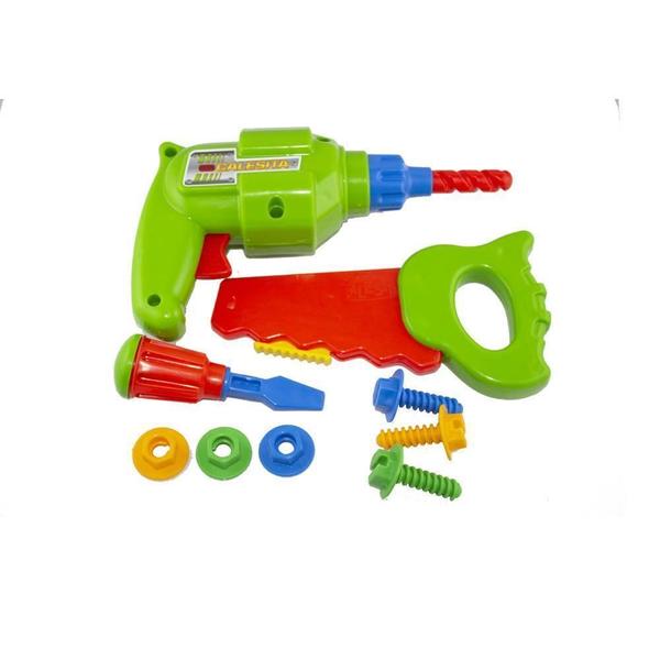 Imagem de Brinquedo Kit Meus Reparos Calesita Verde - Ref.459