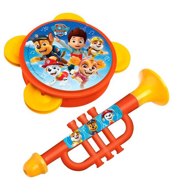 Imagem de Brinquedo Kit Musical Infantil Bandinha Patrulha Canina Menino e Menina Elka