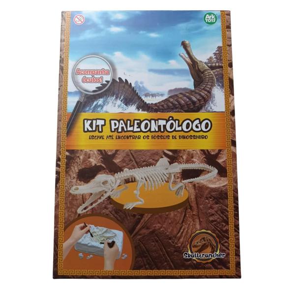 Imagem de Brinquedo Kit Paleontólogo Arqueologia Dinossauros Fóssil Infantil Escavação Skullcruncher