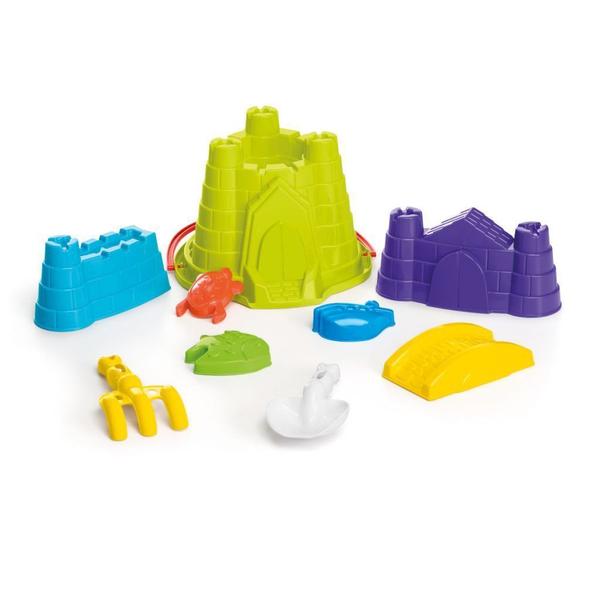 Imagem de Brinquedo Kit Reino de Areia Completo Infantil Tateti Praia