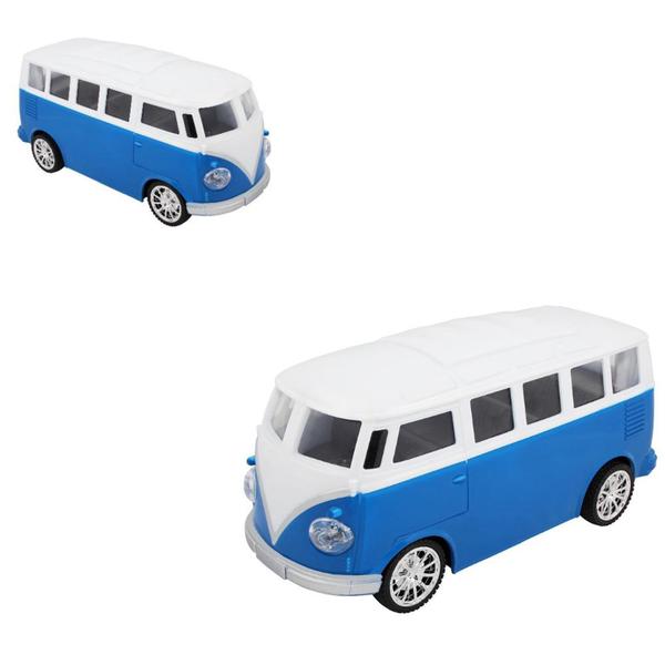 Imagem de Brinquedo Kombi de Controle Remoto Azul - Polibrinq - Artbrink