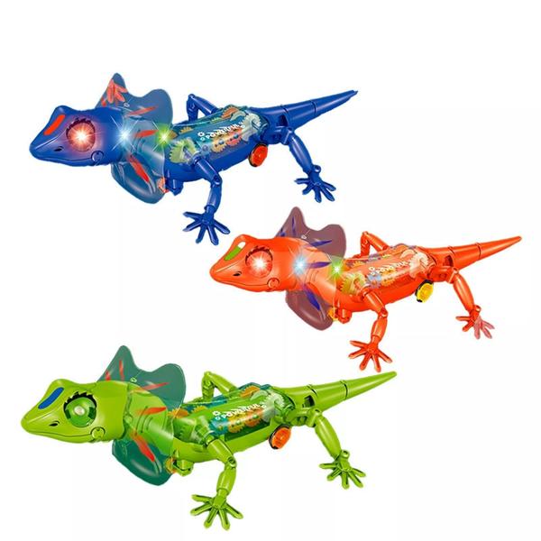 Brinquedo Lagarto Divertido Com Luz e Som. - toys Imagem de Brinquedo Lagarto Divertido Com Luz e Som.