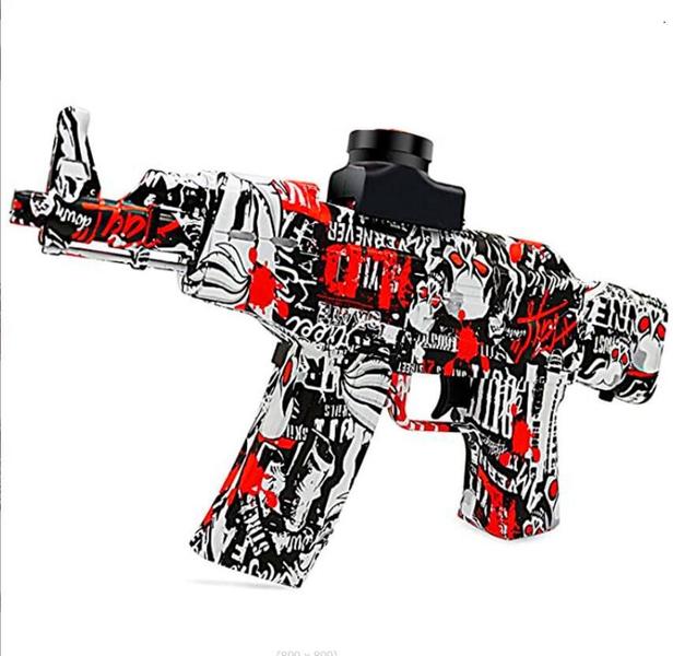 Brinquedo Lançador Automático com 5000 Bolinhas de Gel e Óculos - King Imagem de Brinquedo Lançador Automático com 5000 Bolinhas de Gel e Óculos