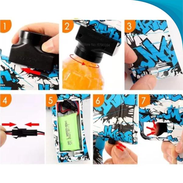 Brinquedo Lançador Bolinhas De Gel Resistente E Ideal Para Crianças Pronta Entrega - Aton Imagem de Brinquedo Lançador Bolinhas De Gel Resistente E Ideal Para Crianças Pronta Entrega