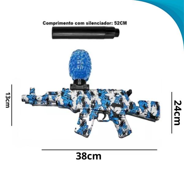 Imagem de Brinquedo Lançador Bolinhas De Gel Resistente E Ideal Para Crianças Pronta Entrega