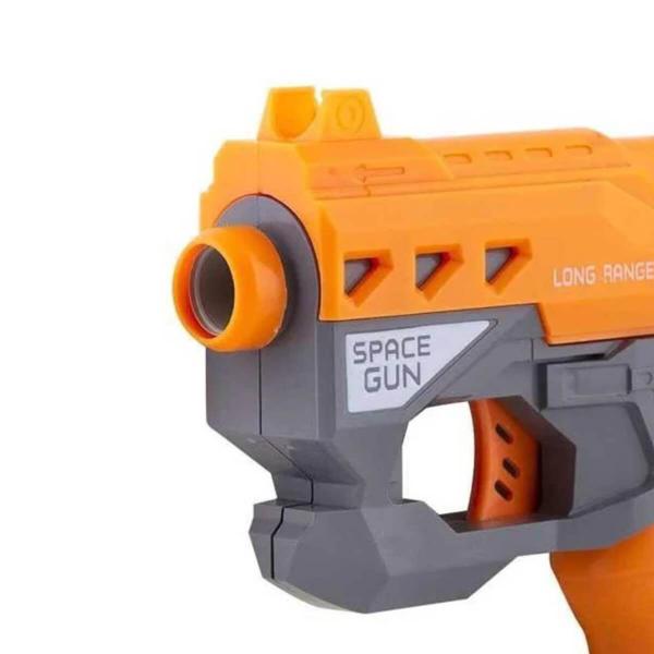 Imagem de Brinquedo Lançador de Dardos Super Shot Space Gun Longo Alcance Polibrinq - GN01