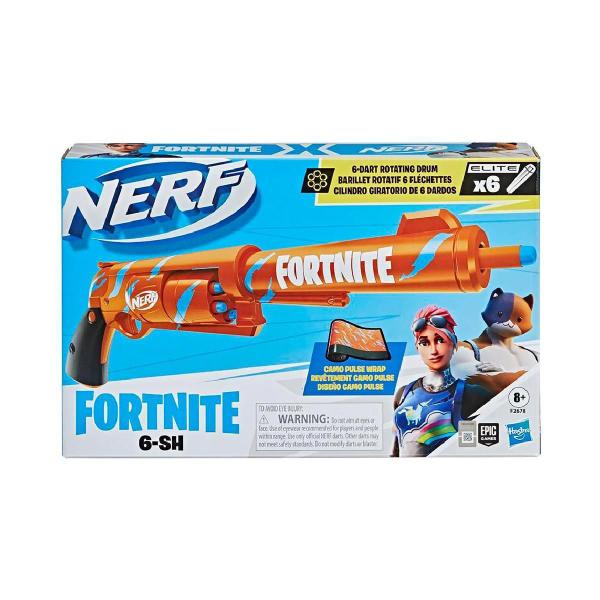 Imagem de Brinquedo Lançador Nerf Fortnite Six Shooter Da Hasbro F2684