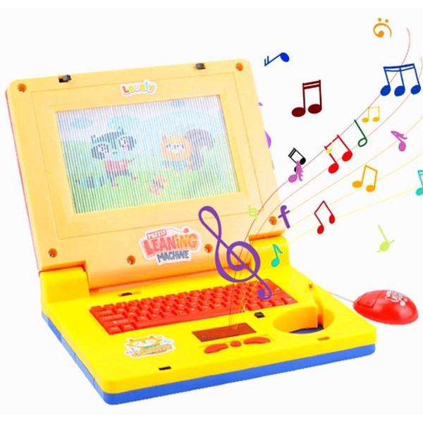 Imagem de Brinquedo  Laptop Educativo Notebook Infantil Eletrônico Com Som e Luzes