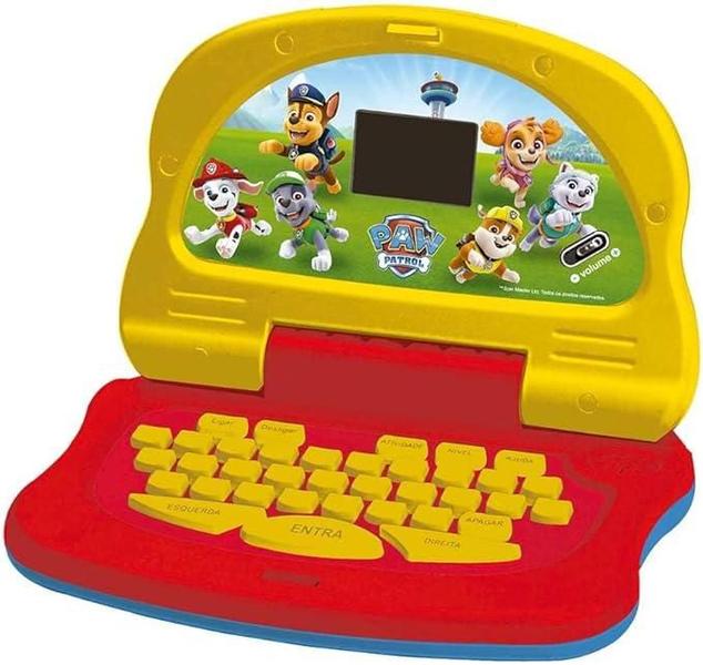 Imagem de Brinquedo Laptop Infantil Barbie Patrulha Canina Bilíngue