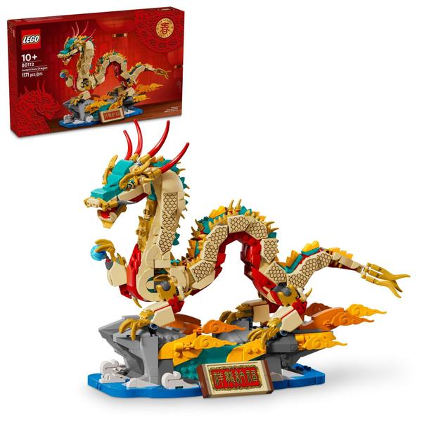 Imagem de Brinquedo LEGO Auspicious Dragon Spring Festival 80112 com mais de 10 anos