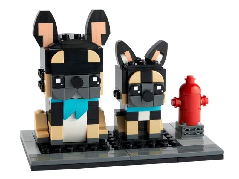 Imagem de Brinquedo LEGO BrickHeadz Pets French Bulldog 40544 para crianças maiores de 8 anos