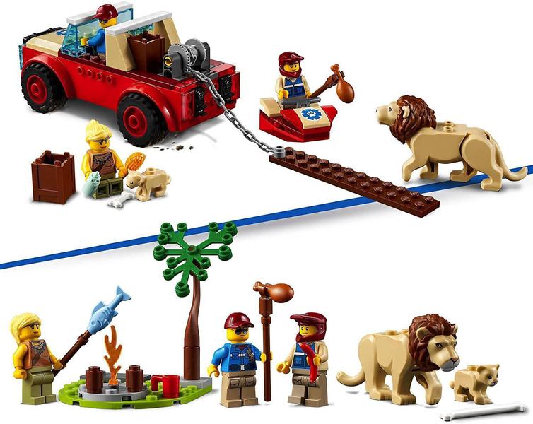 Imagem de Brinquedo Lego City Off-Roader Animais Selvagens 157 Peças