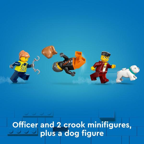 Brinquedo LEGO City Police Speedboat and Crooks' Hideout 60417 Imagem de Brinquedo LEGO City Police Speedboat and Crooks' Hideout 60417