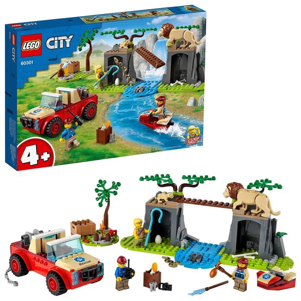 Imagem de Brinquedo LEGO City Wildlife Rescue Off-Roader 60301 com 157 peças