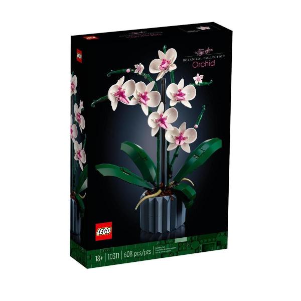 Imagem de Brinquedo Lego Coleçao Botanica Orquidea 608 Pecas 10311