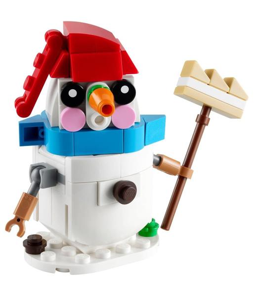 Imagem de Brinquedo LEGO Creator Snowman 30645 com 78 peças para crianças a partir de 6 anos
