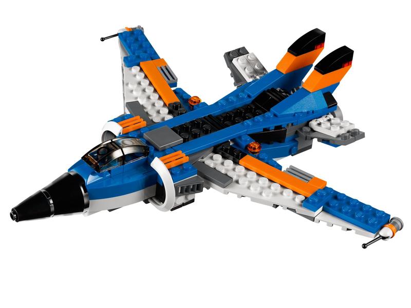 Imagem de Brinquedo LEGO Creator Thunder Wings 31008 com modelo 3 em 1