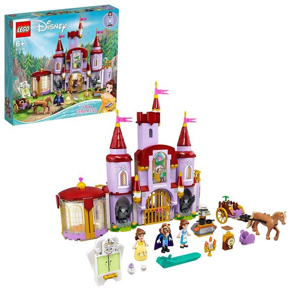 Imagem de Brinquedo LEGO Disney A Bela e a Fera Castle 43196 com figuras