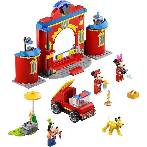 Imagem de Brinquedo Lego Disney Caminhão Quartel Bombeiros Mickey