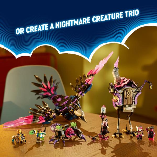 Brinquedo LEGO DreamZzz The Never Witch's Midnight Raven 71478