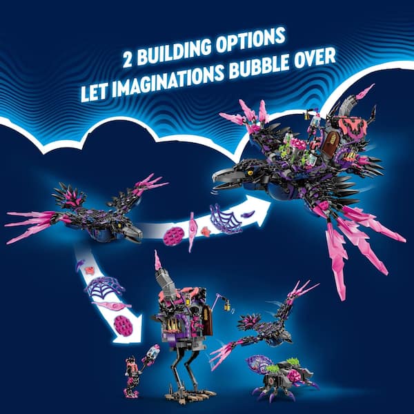 （m10）407gマニカラン水晶マスタークリスタル虹 レムリアンリッジ Brinquedo LEGO DreamZzz The Never Witch's Midnight Raven 71478