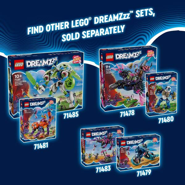 Brinquedo LEGO DreamZzz The Never Witch's Midnight Raven 71478