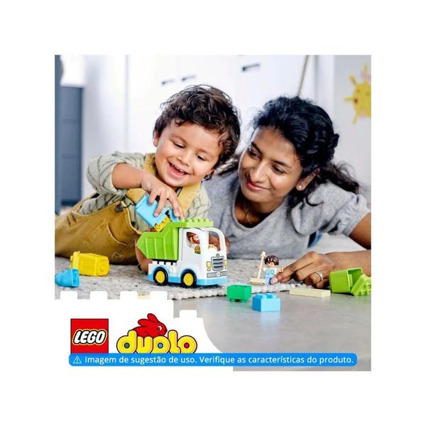 Brinquedo Lego Duplo Caminhão Reciclagem Imagem de Brinquedo Lego Duplo Caminhão Reciclagem