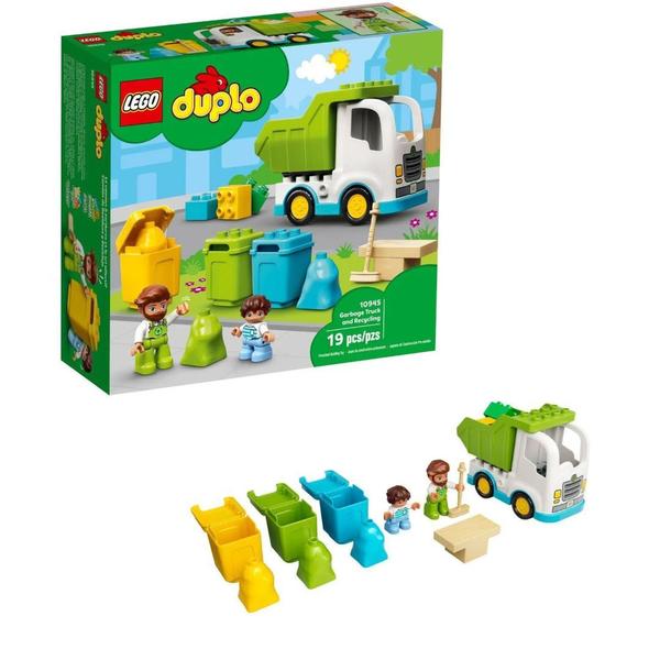 Brinquedo Lego Duplo Caminhão Reciclagem Imagem de Brinquedo Lego Duplo Caminhão Reciclagem
