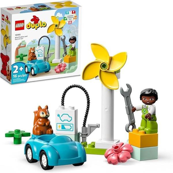 Brinquedo Lego Duplo Turbina Eólica Carro Elétrico Imagem de Brinquedo Lego Duplo Turbina Eólica Carro Elétrico