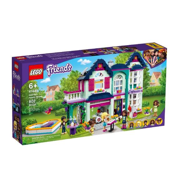 Imagem de Brinquedo Lego Friends Casa Da Família De Andrea 41449