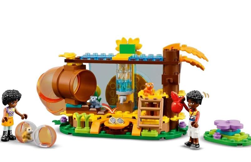 Imagem de Brinquedo LEGO Friends Hamster Playground 42601 com 2 personagens