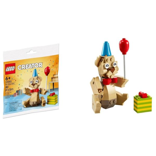 Imagem de Brinquedo LEGO GXP-821206 80 peças de 0 a 14 anos com urso de aniversário