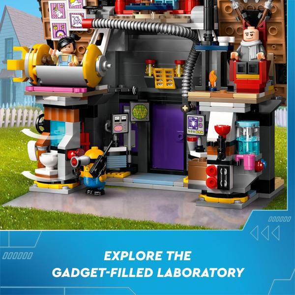 Imagem de Brinquedo LEGO Meu Malvado Favorito 4 Minions e Gru's Family Mansion 75583