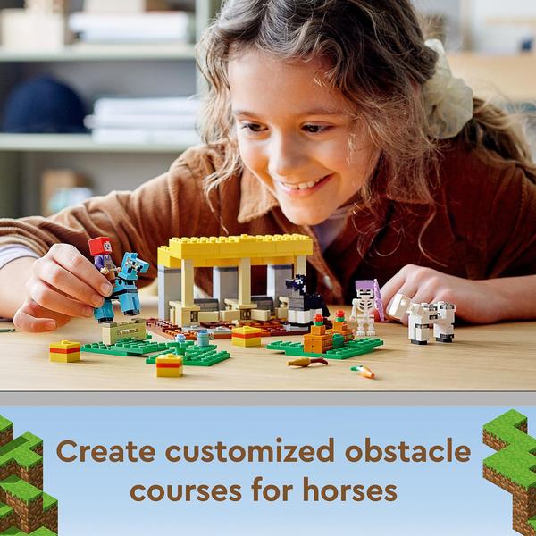 Imagem de Brinquedo LEGO Minecraft The Horse Stable 21171 com 241 peças