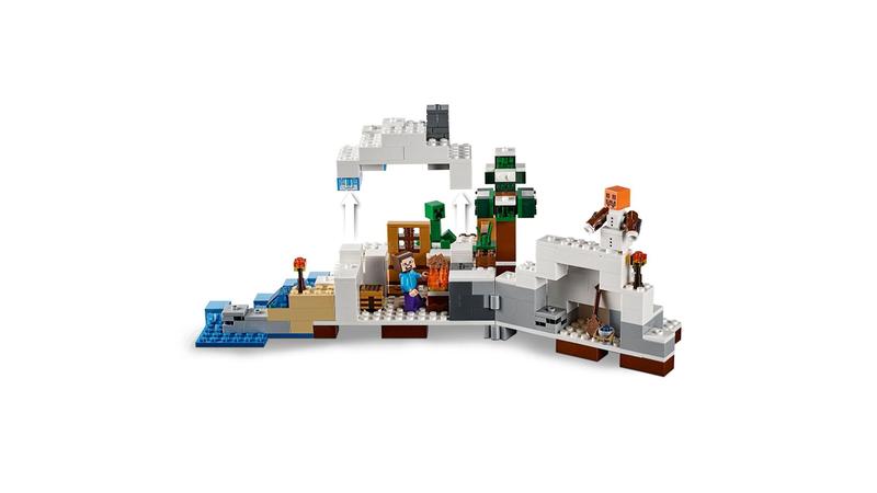 Imagem de Brinquedo LEGO Minecraft The Snow Hideout 21120 com 327 peças