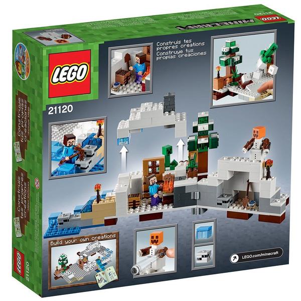 Imagem de Brinquedo LEGO Minecraft The Snow Hideout 21120 com 327 peças