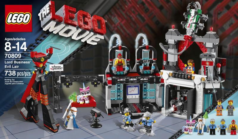 Brinquedo LEGO Movie 70809 Lord Business's Evil Lair com 6 minifiguras Imagem de Brinquedo LEGO Movie 70809 Lord Business's Evil Lair com 6 minifiguras