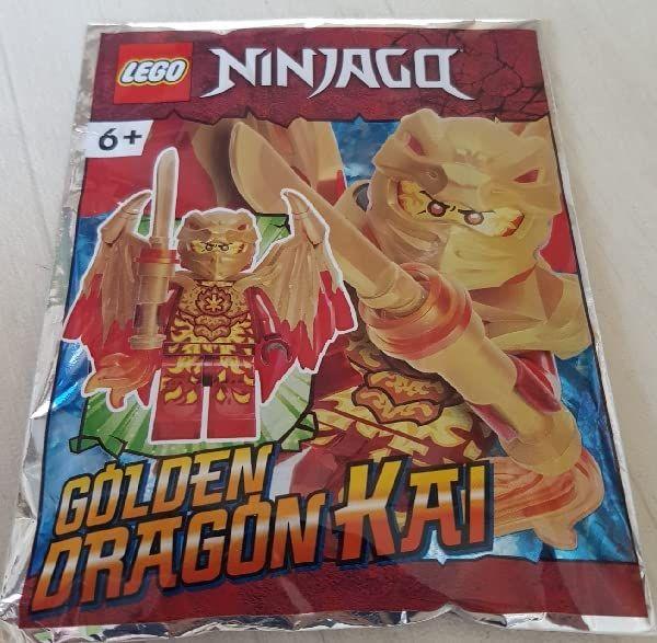 Imagem de Brinquedo LEGO Ninjago Crystalized Kai Golden Dragon com espada de fogo