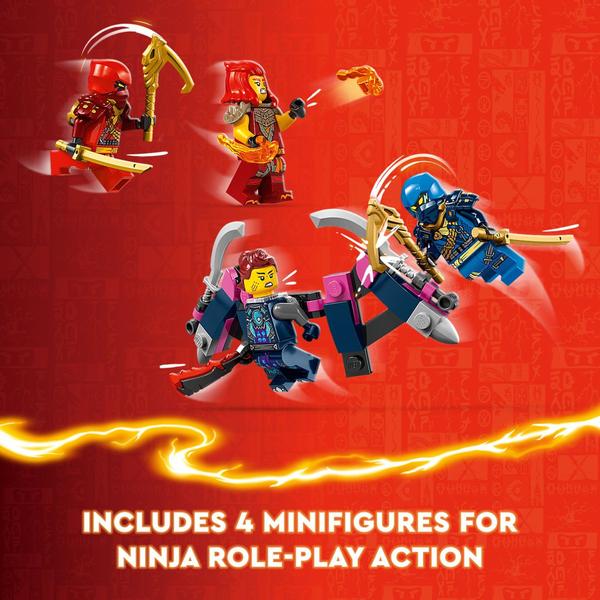 Imagem de Brinquedo LEGO NINJAGO Kai's Ninja Climber Mech 71812 com 4 bonecos