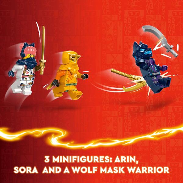 Imagem de Brinquedo LEGO NINJAGO Young Dragon Riyu com 3 minifiguras de 6 anos