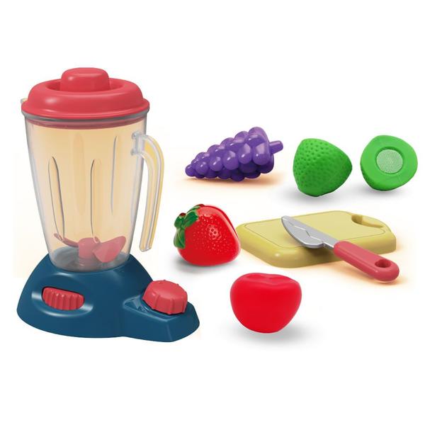 Brinquedo Liquidificador com Frutas e Utensílios - Creative Fun - Multikids Imagem de Brinquedo Liquidificador com Frutas e Utensílios - Creative Fun - Multikids
