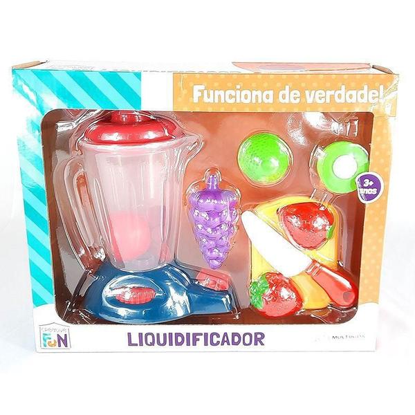 Imagem de Brinquedo Liquidificador com Frutas e Utensílios - Creative Fun - Multikids