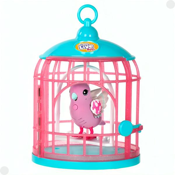 Imagem de Brinquedo Little Live Pets Passarinho Robô Rosa F00264 - Fun