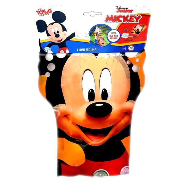 Imagem de Brinquedo Luva Bolha De Sabão Mickey Disney