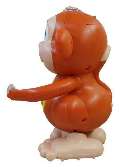 Brinquedo Macaco Divertido Musical Dançante Com Luzes. - DM TOYS Imagem de Brinquedo Macaco Divertido Musical Dançante Com Luzes.